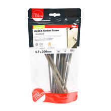 Load image into Gallery viewer, TIMCO Timber Screws Hex Flange Head Exterior Green - 6.7 x 100 Box OF 50 - 100IN
