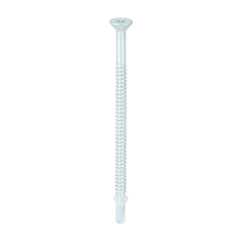 Load image into Gallery viewer, TIMCO Self-Drilling Wing-Tip Steel to Timber Light Section Exterior Silver Screws  - 5.5 x 100 Box OF 100 - LW100S
