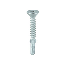 Load image into Gallery viewer, TIMCO Self-Drilling Wing-Tip Steel to Timber Light Section Exterior Silver Screws  - 5.5 x 100 Box OF 100 - LW100S
