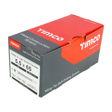 Load image into Gallery viewer, TIMCO Self-Drilling Wing-Tip Steel to Timber Light Section Silver Screws  - All Sizes
