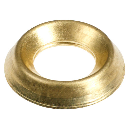 TIMCO Screw Cups Electro Brass - To fit 8 Gauge Screws TIMbag OF 800 - 8BCUPB