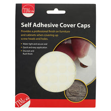 Load image into Gallery viewer, TIMCO Self-Adhesive Screw Cover Caps Ivory - 13mm Pack OF 112 - COVERIV13
