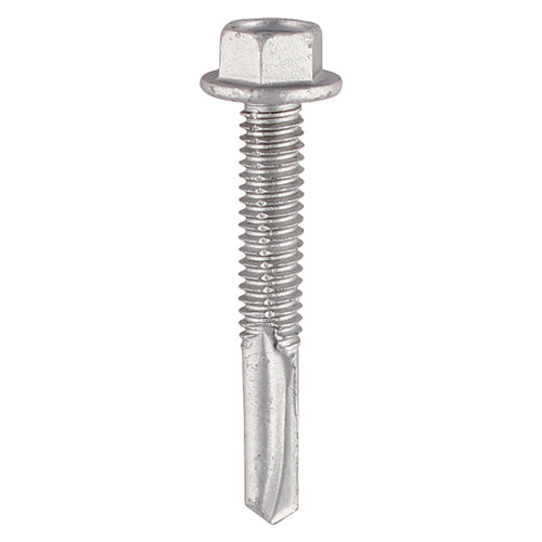TIMCO Self-Drilling Heavy Section A2 Stainless Steel Bi-Metal Screws,All Sizes,100pcs