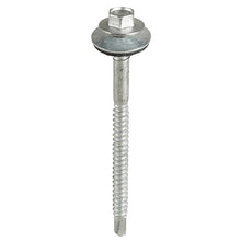 Load image into Gallery viewer, TIMCO Self-Drilling Light Section Composite Panel A2 Stainless Steel Bi-Metal Screws with EPDM Washer,All Sizes,100pcs
