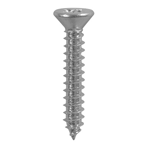 TIMCO Self-Tapping Countersunk A2 Stainless Steel Screws - 4.2 x 25 Box OF 200 - 4225CCASS