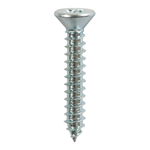 TIMCO Self-Tapping Countersunk Silver Screws - 8 x 1 1/4 TIMpac OF 16 - 08114CCAZP