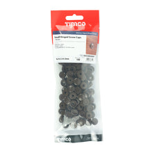 Load image into Gallery viewer, TIMCO Hinged Screw Caps Small Brown - To fit 3.0 to 4.5 Screw TIMpac OF 100 - SHCCBROWNP
