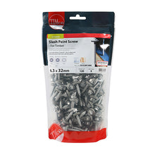Load image into Gallery viewer, TIMCO Slash Point Sheet Metal to Timber Screws Exterior Silver with EPDM Washer - All Sizes
