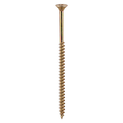 TIMCO Solo Countersunk Gold Woodscrews - 5.0 x 80 TIMpac OF 6 - 50080CHYP