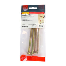 Load image into Gallery viewer, TIMCO Solo Advanced Hex Head Gold Coach Woodscrews - 10.0 x 100 Box OF 50 - 10100SCSY

