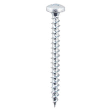 Load image into Gallery viewer, TIMCO Solo Pan Head Silver Woodscrews - 4.0 x 25 Box OF 200 - 40025SQPSZ
