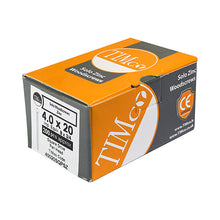 Load image into Gallery viewer, TIMCO Solo Pan Head Silver Woodscrews - 4.0 x 25 Box OF 200 - 40025SQPSZ
