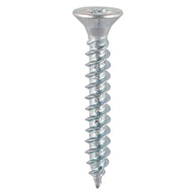 Load image into Gallery viewer, TIMCO Twin-Threaded Countersunk Silver Woodscrews - 8 x 11/4 TIMpac OF 25 - 08114CWZP
