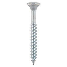 Load image into Gallery viewer, TIMCO Twin-Threaded Round Head Silver Woodscrews - 8 x 1 Box OF 200 - 00081CRWZ
