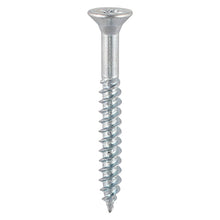 Load image into Gallery viewer, TIMCO Twin-Threaded Countersunk Silver Woodscrews - 10 x 21/2 TIMbag OF 160 - 10212CWZB
