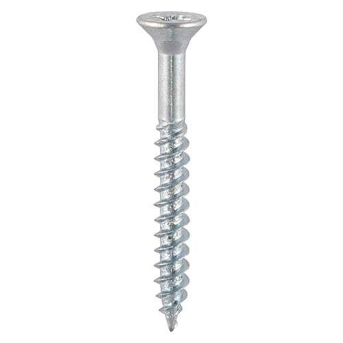TIMCO Twin-Threaded Countersunk Silver Woodscrews - 6 x 1 3/4 Box OF 200 - 06134CWZ