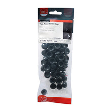 Load image into Gallery viewer, TIMCO Two Piece Screw Caps Anthracite Grey - To Fit 3.5 to 4.2 Screw TIMpac OF 100 - ANTHPLAST
