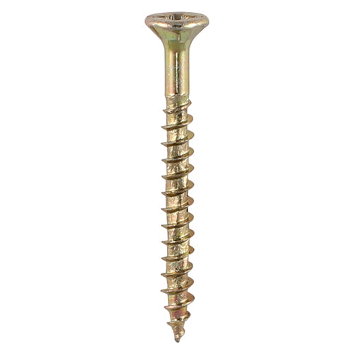 TIMCO Velocity Premium Multi-Use Countersunk Gold Woodscrews - 4.0 x 20 Box OF 200 - 40020VY