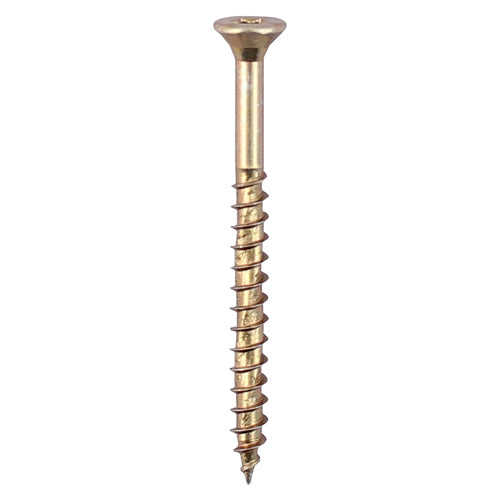 TIMCO Velocity Premium Multi-Use Countersunk Gold Woodscrews - 3.5 x 50 Box OF 200 - 35050VY