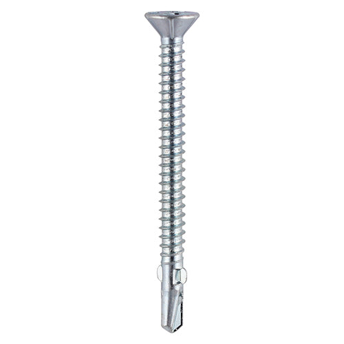 TIMCO Self-Drilling Wing-Tip Steel to Timber Light Section Silver Screws  - 4.8 x 38 TIMbag OF 260 - LW38BB