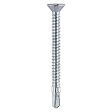 Load image into Gallery viewer, TIMCO Self-Drilling Wing-Tip Steel to Timber Light Section Silver Screws  - 4.2 x 32 Box OF 200 - LW32B
