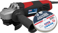 Load image into Gallery viewer, Sealey Angle Grinder Ø115mm, 230V 750W - SG115E Plus pack of 10 Cutting discs
