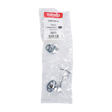 Load image into Gallery viewer, TIMCO Cabin Hook Polished Chrome - 75mm | Pack of 1
