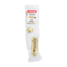 Load image into Gallery viewer, TIMCO Architectural Flat Section Bolt Polished Brass - 100 x 35mm | Pack of 1
