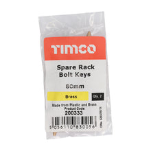 Load image into Gallery viewer, TIMCO Spare Rack Bolt Keys - 80mm | Pack of 2
