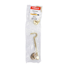 Load image into Gallery viewer, TIMCO Cabin Hook Polished Brass - 150mm | Pack of 1
