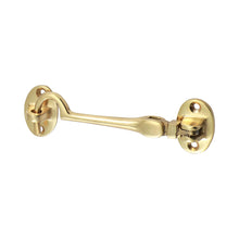 Load image into Gallery viewer, TIMCO Cabin Hook Polished Brass - 100mm | Pack of 1

