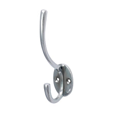 Load image into Gallery viewer, TIMCO Hat &amp; Coat Hook Polished Chrome - 125 x 32mm | Pack of 1
