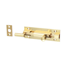 Load image into Gallery viewer, TIMCO Necked Barrel Bolt Polished Brass - 75 x 25mm | Pack of 1
