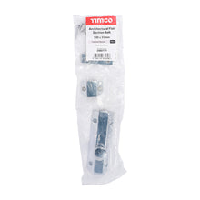 Load image into Gallery viewer, TIMCO Architectural Flat Section Bolt Polished Chrome - 100 x 35mm | Pack of 1
