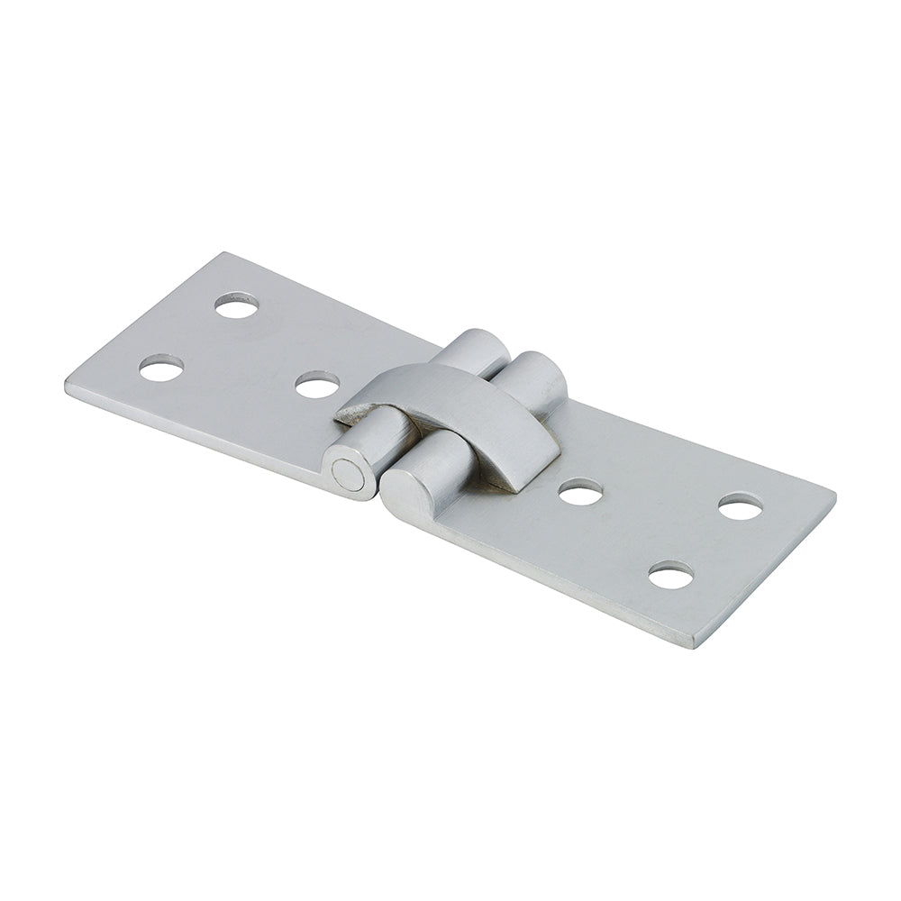 TIMCO Counter Flap Brass Hinges Satin Chrome - 100 x 40 | Pack of 2