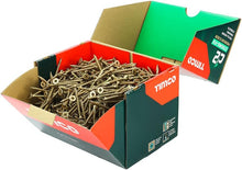 Load image into Gallery viewer, TIMCO C2 Strong-Fix Multi-Purpose Premium Countersunk Gold Woodscrews,All Sizes,1000pcs
