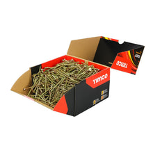 Load image into Gallery viewer, TIMCO Velocity Premium Multi-Use Countersunk Gold Woodscrews,All Sizes, 1000pcs
