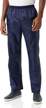 Load image into Gallery viewer, Regatta TRW248 | Pro Packaway Mens Waterproof Overtrousers | Black &amp; Navy
