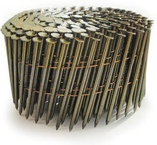 Load image into Gallery viewer, Tacwise 2.5/55mm Bright Ring Flat Top Coil Nails , 0424, Flat Top Coil Nails, pack of 9,000
