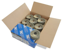Load image into Gallery viewer, Tacwise 0997 Type 2.1 x 45 mm Bright Flat Top Coil Nails 16° Wire Collated 14400
