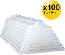 Load image into Gallery viewer, Tacwise 1562 | 100 Pieces | Clear Hot Melt Glue Sticks, Type H (7 x 150mm)
