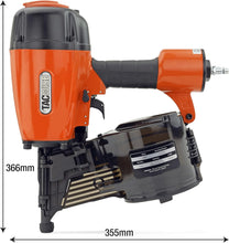 Load image into Gallery viewer, TACWISE JCN90V Air Coil Nail Gun, Uses Flat Top Coil Nails, 50-90 mm
