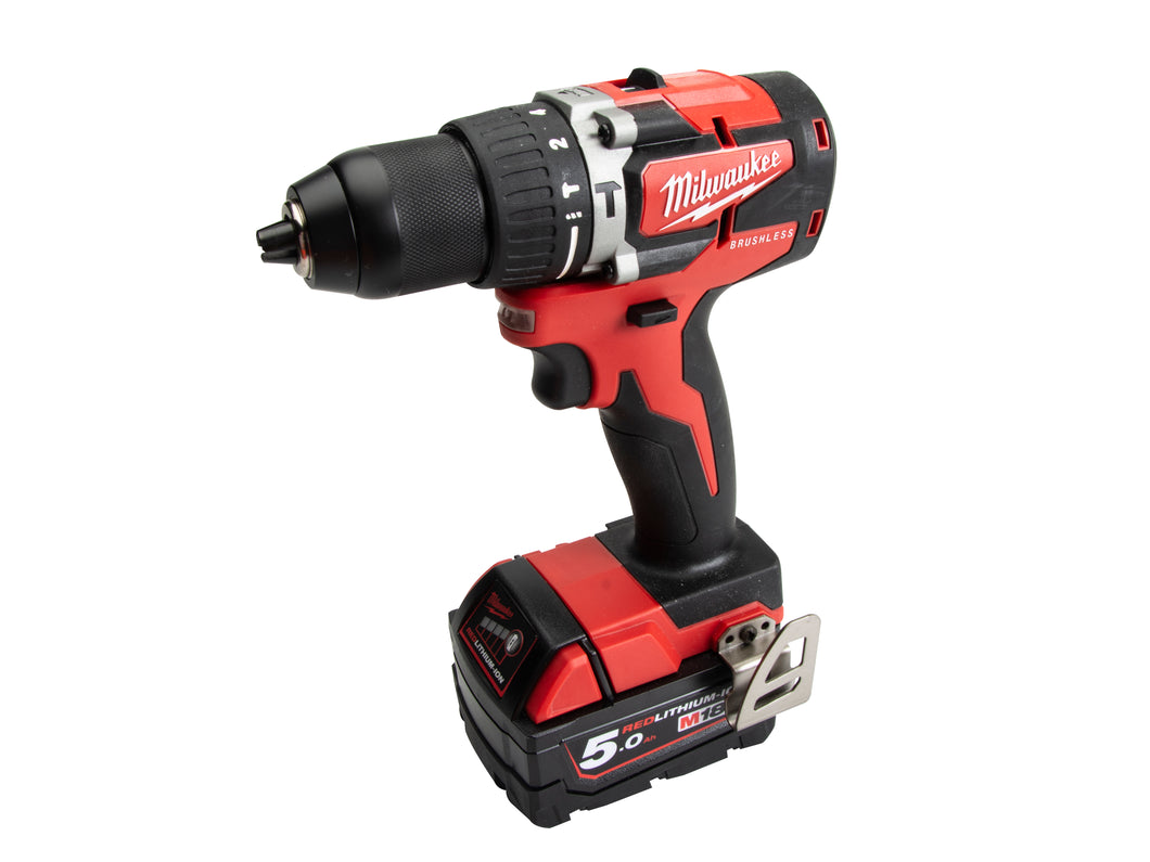 Milwaukee M18 CBLPD Brushless Combi Drill 18V 1 x 5.0Ah Li-ion