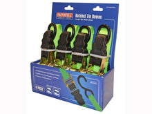 Load image into Gallery viewer, Faithfull Ratchet Tie-Down Set, 4 Piece
