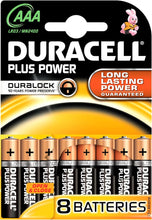 Load image into Gallery viewer, Duracell AAA Battery Pack (8 Pack)
