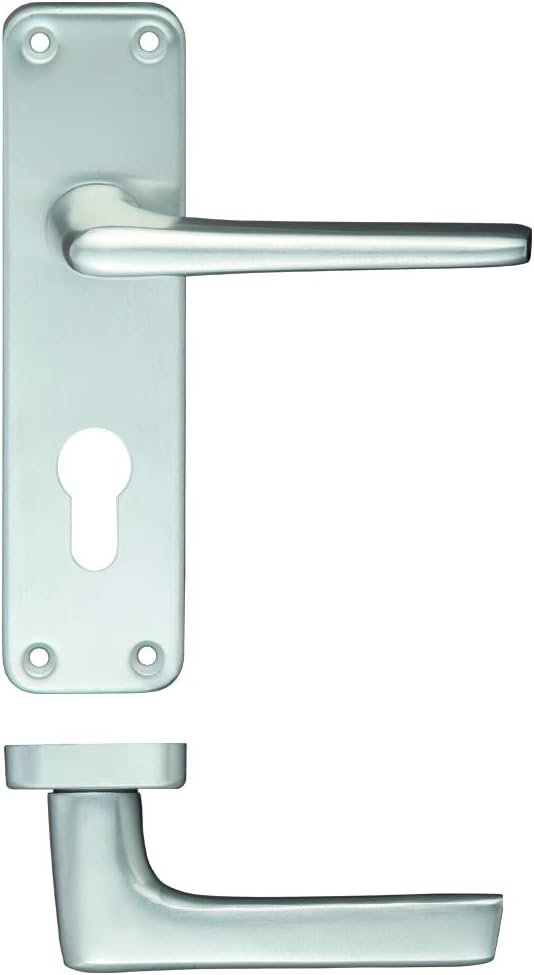 ZOO ZCA21EPSA Contract Aluminium Lever On Euro Profile Backplate SAA