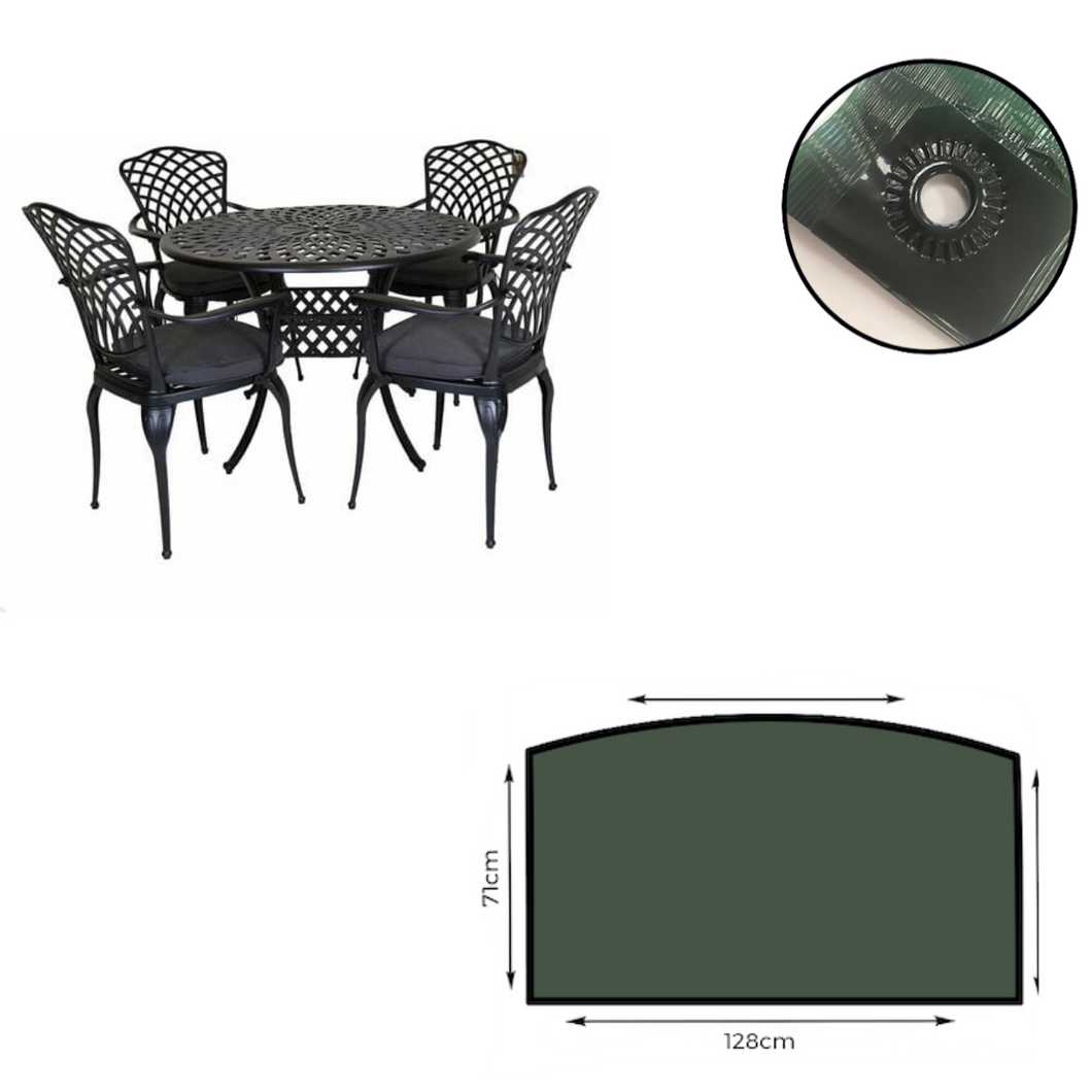 Yuzet Heavy Duty 4-6 Seater Round Table Cover