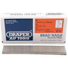 Load image into Gallery viewer, DRAPER 59824 - 20mm Brad Nails (5000)
