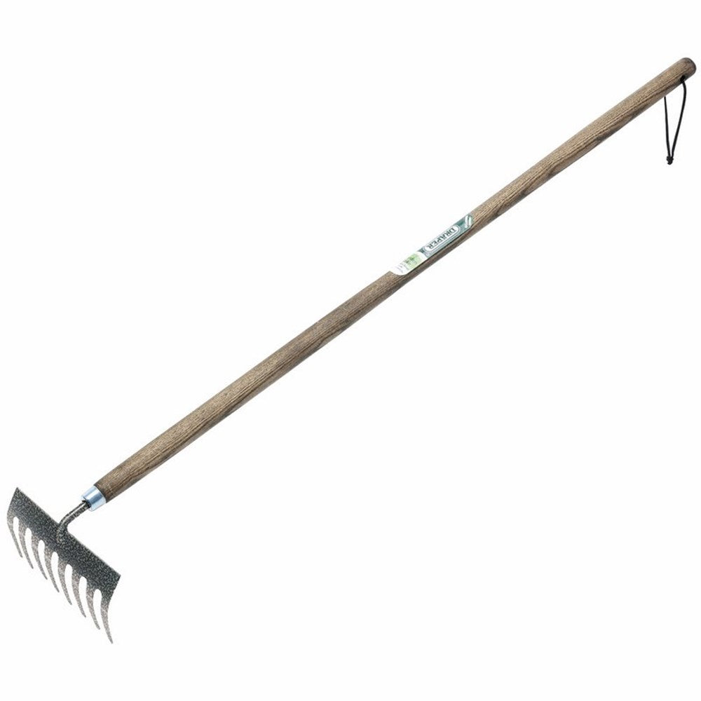 DRAPER 20690 - Young Gardener Rake with Ash Handle - weedfabricdirect