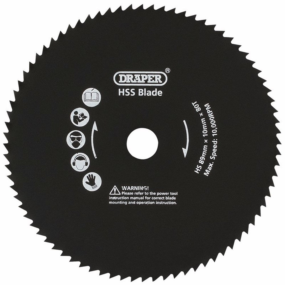 DRAPER 25914 - 89mm Metal Cut Blade for Draper Storm Force® Mini Plunge Saw